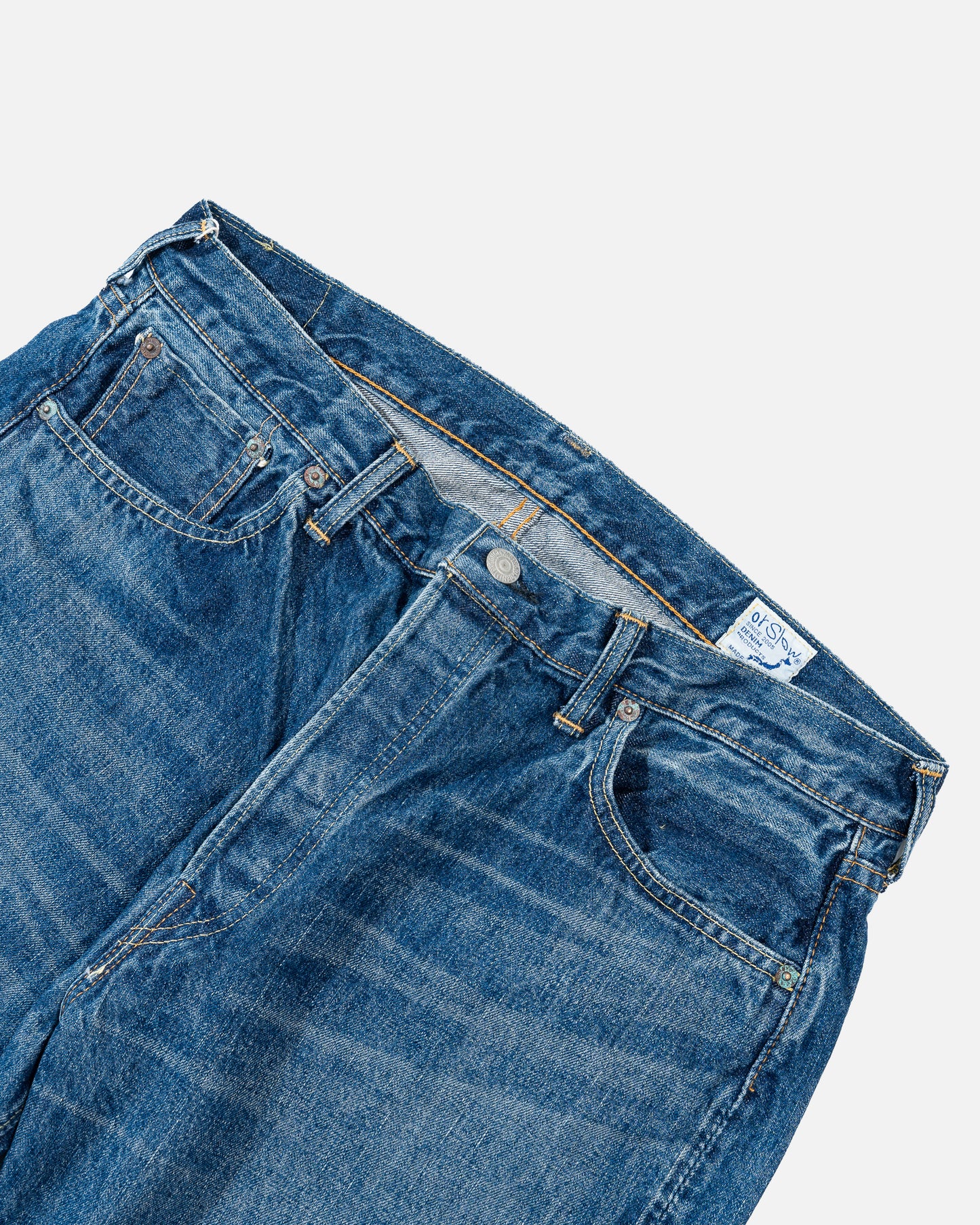 Orslow 105 Standard Selvedge Denim (2 Year Wash)