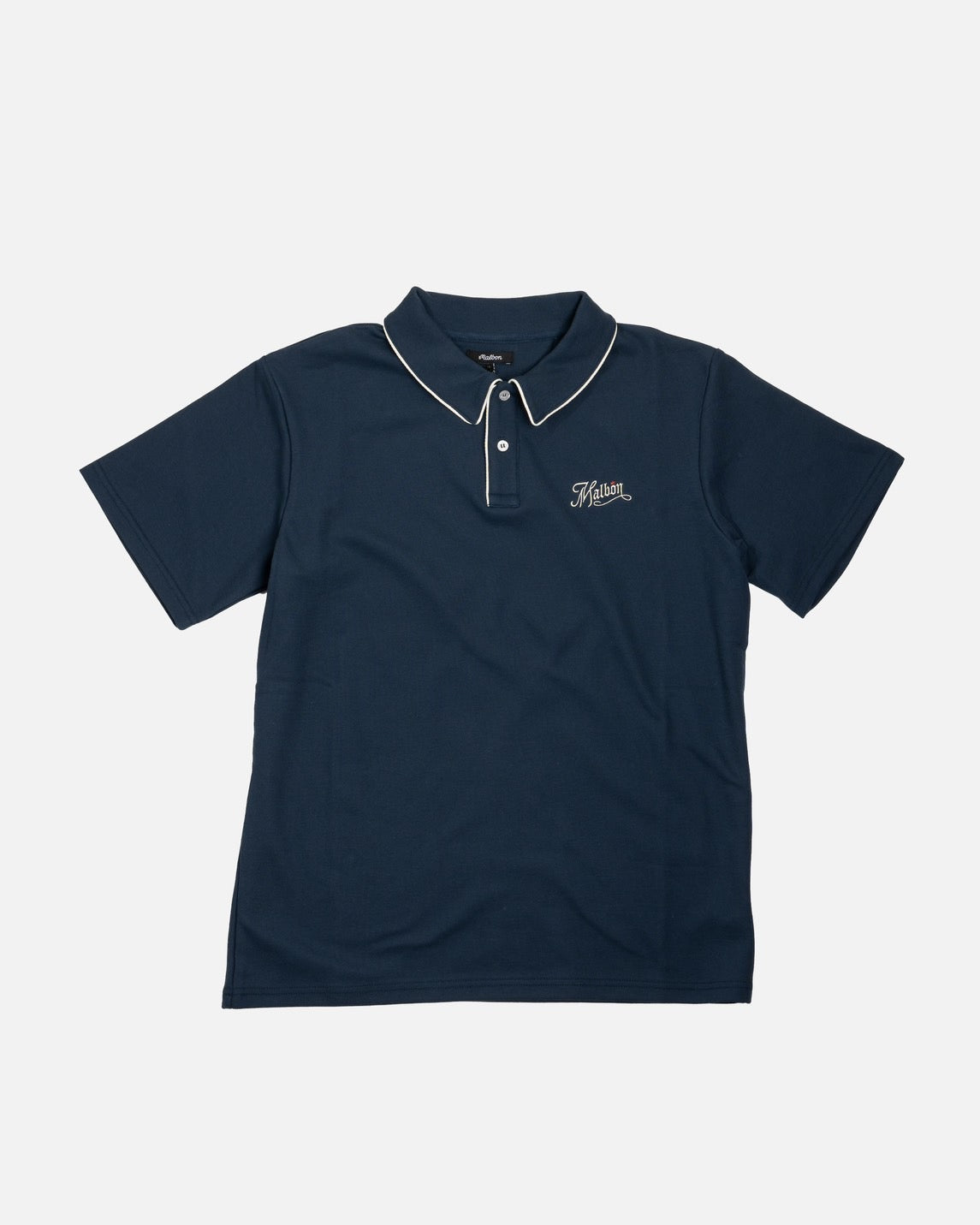 Malbon Alps Pique Polo Slate