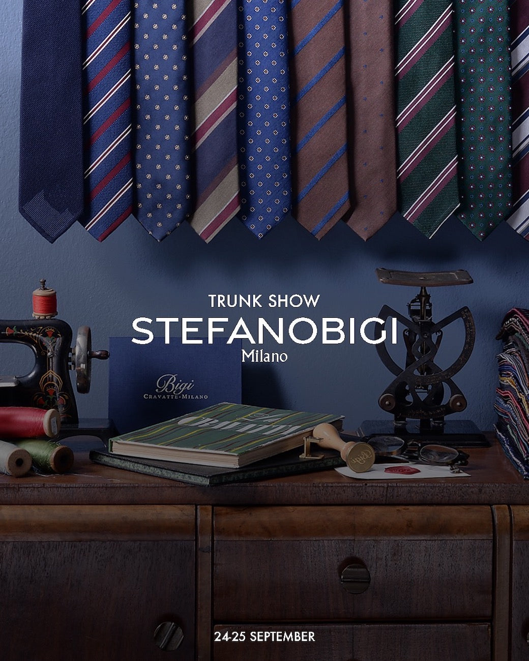 Bigi tie trunk show 24-25 September at Decorum Penthouse @Gaysorn Village