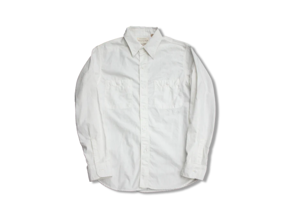 (Pop-up) Fullcount 4810 White Chambray Shirt