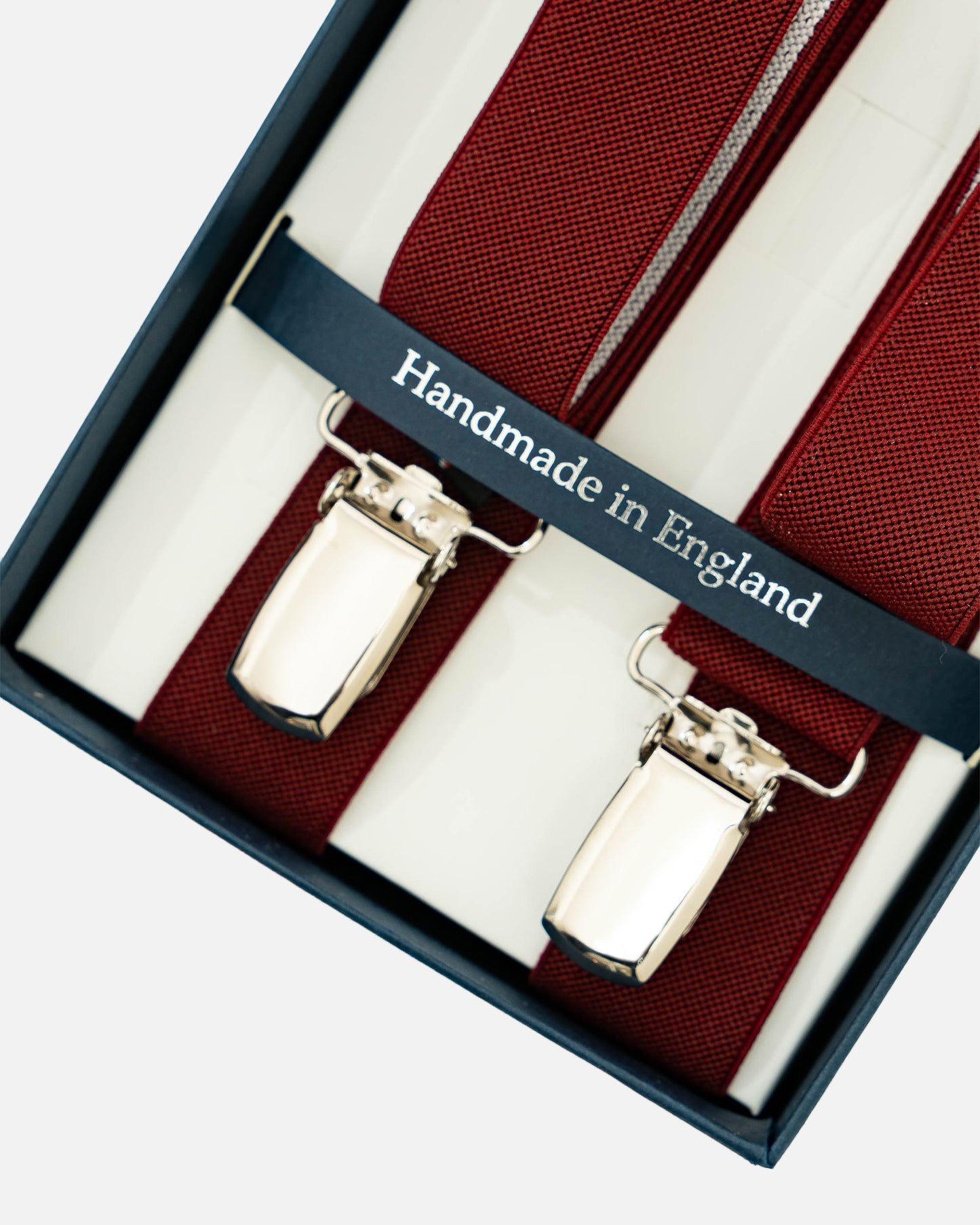 Albert Thurston Braces in Wine (Suspenders)