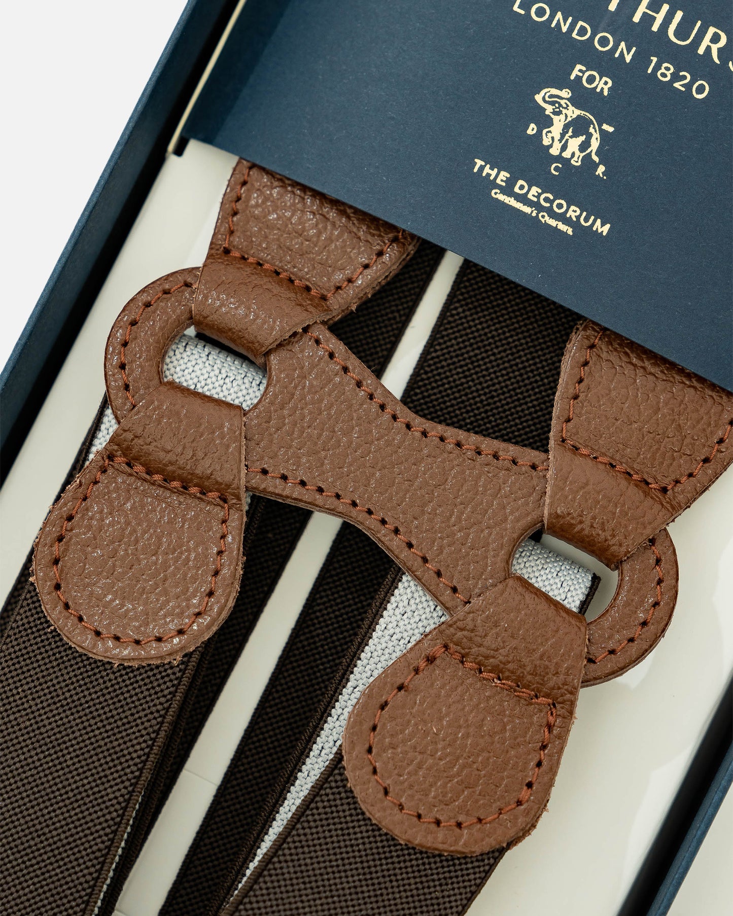 Albert Thurston Braces in Brown (Suspenders)