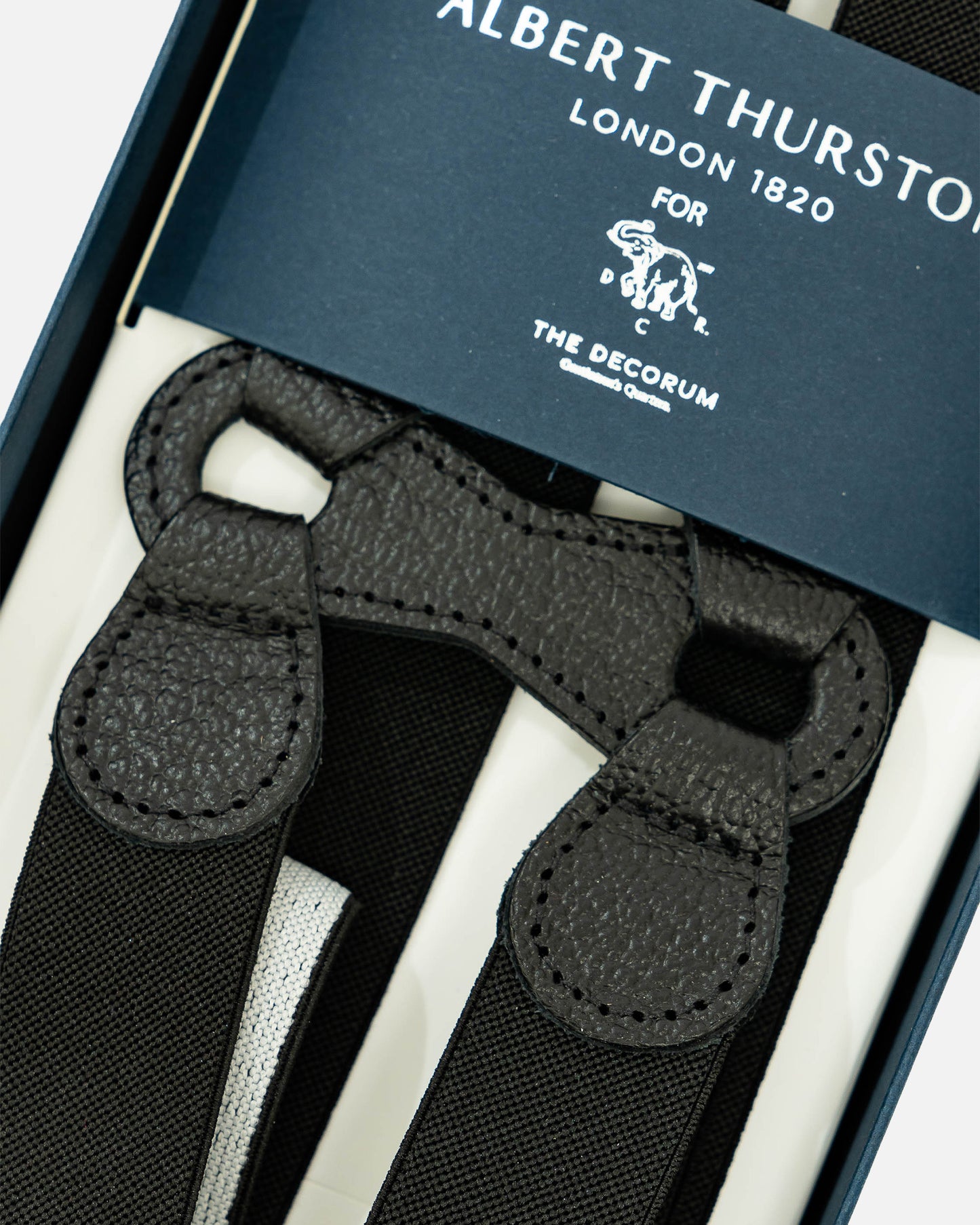 Albert Thurston Braces in Black (Suspenders)