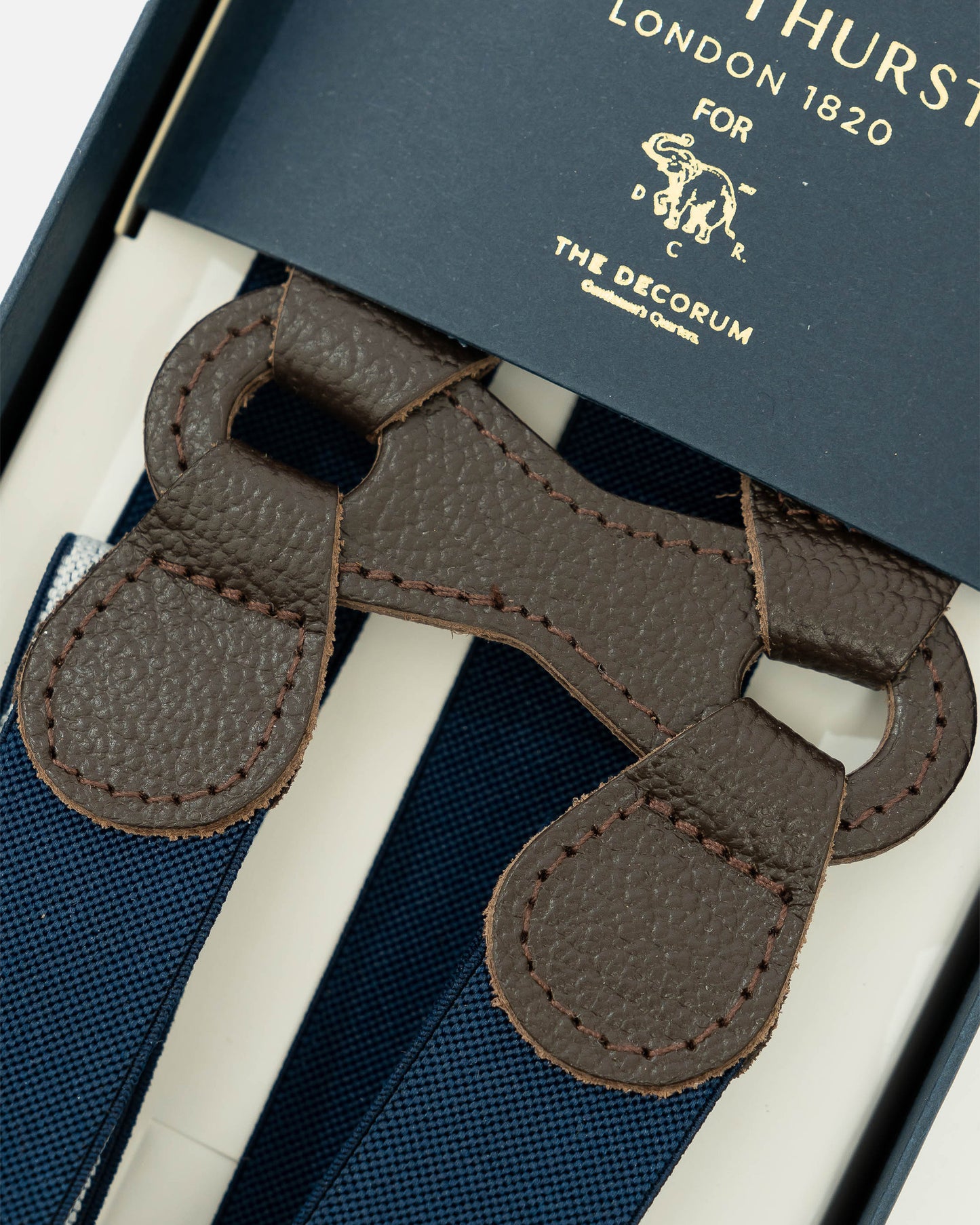 Albert Thurston Braces in Navy (Suspenders)