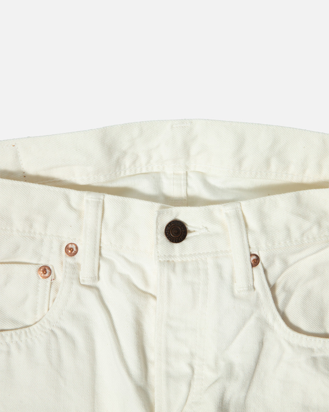 Fullcount x Decorum White Denim