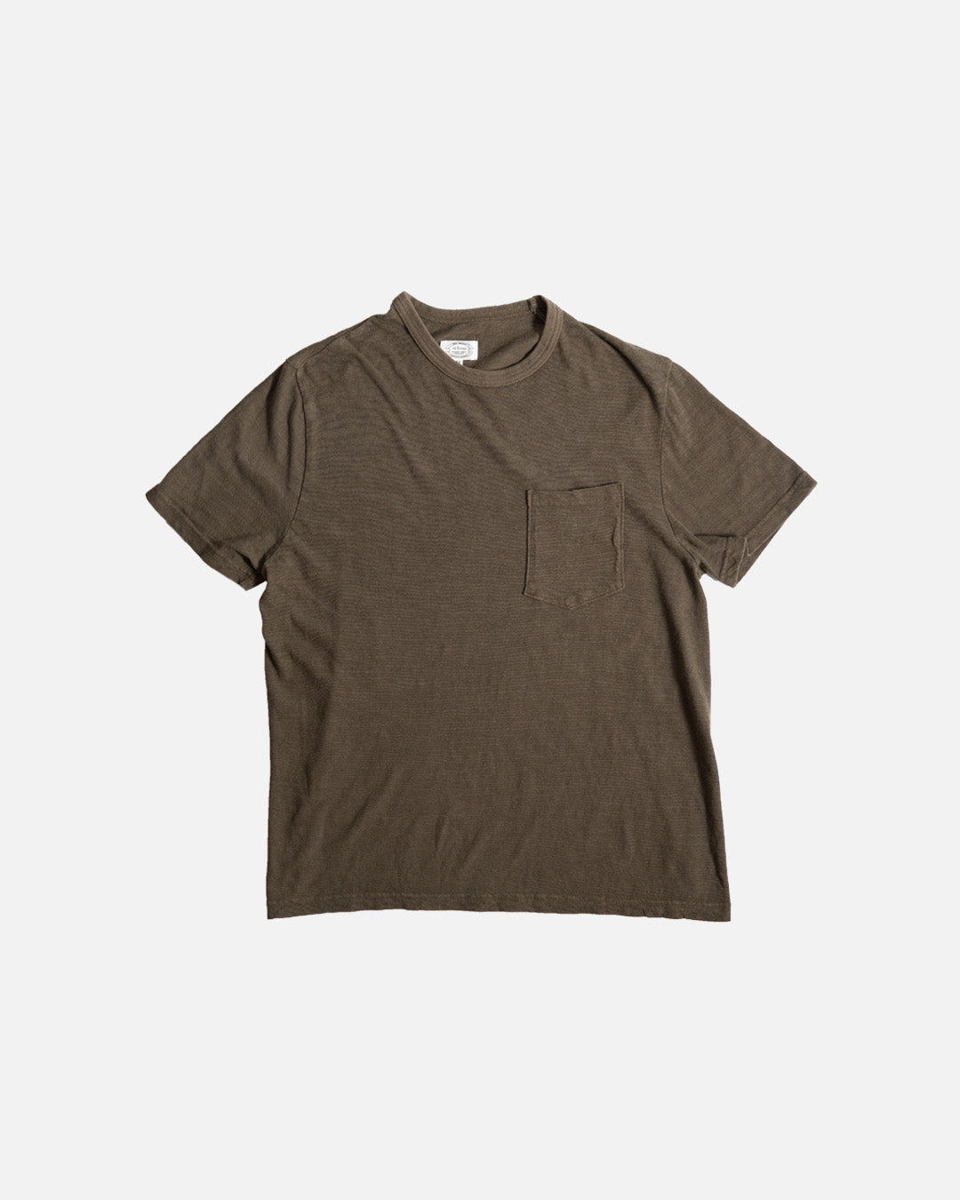 The Decorum Olive Loopweel Pocket T-Shirt