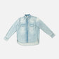 Wythe New York Denim Pearlsnap Shirt - Washed Indigo