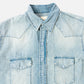 Wythe New York Denim Pearlsnap Shirt - Washed Indigo