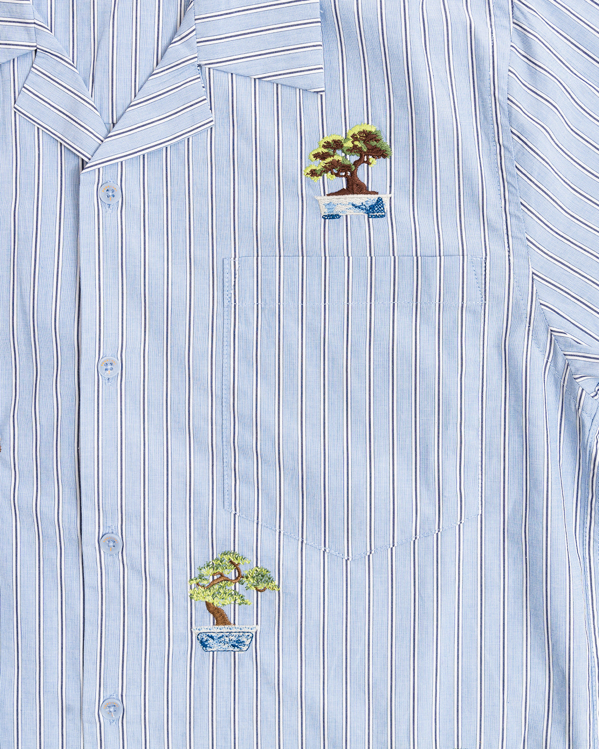 Percival Bonsai Stripe Cuban Shirt