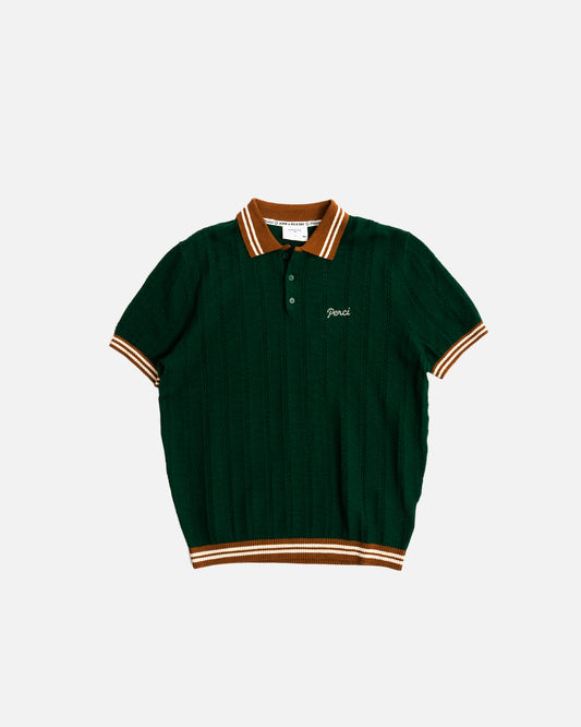 Percival HQ Knitted Polo Forest