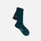 Bresciani 022 Pavone Ribbed Over The Calf Cotton socks