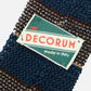 The Decorum Knit Tie in Navy/Beige