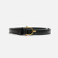 Tory Leather 3/4" Spur Buckle Belt 2347 Black