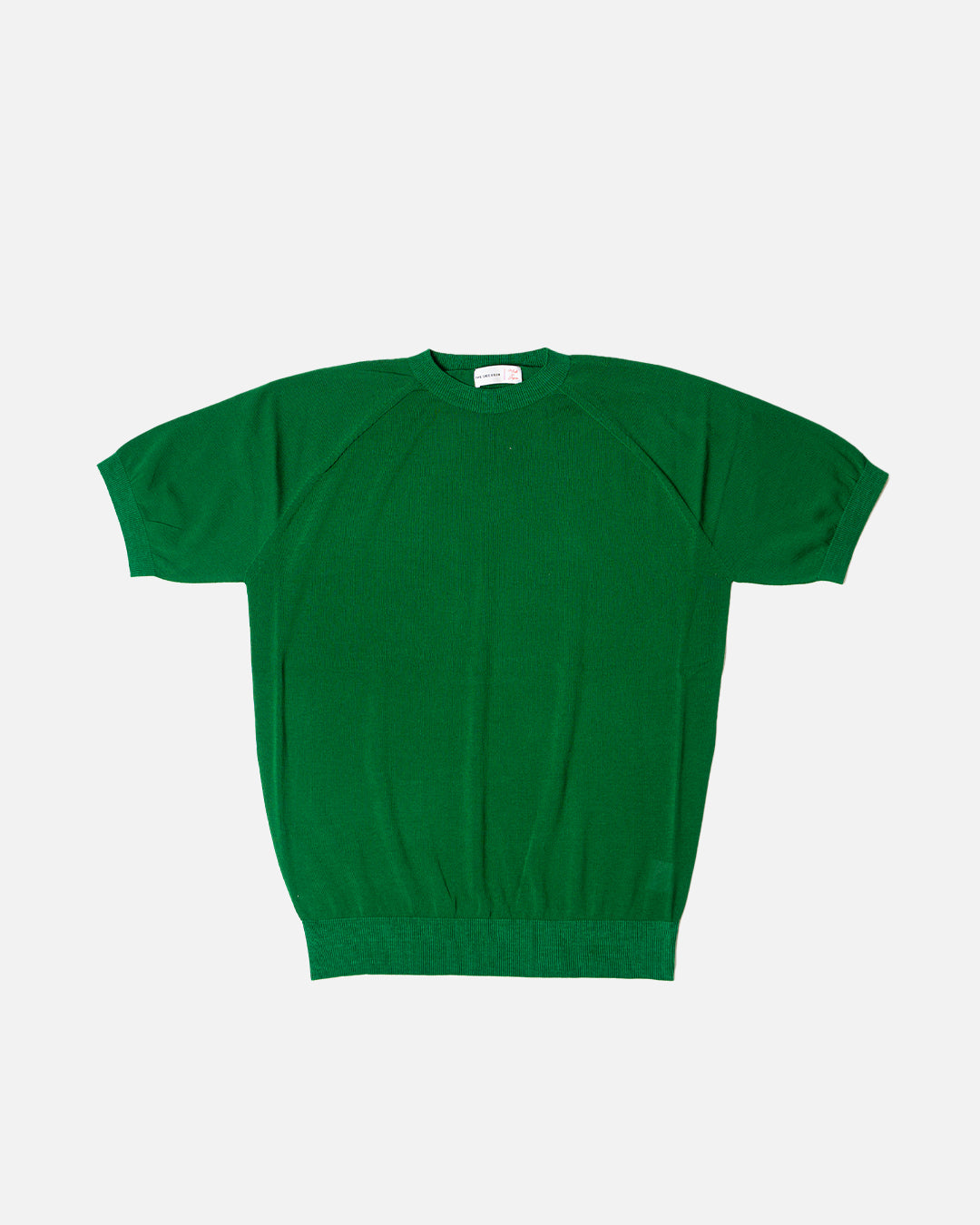 The Decorum Off Duty Green Knit T-Shirt (New)