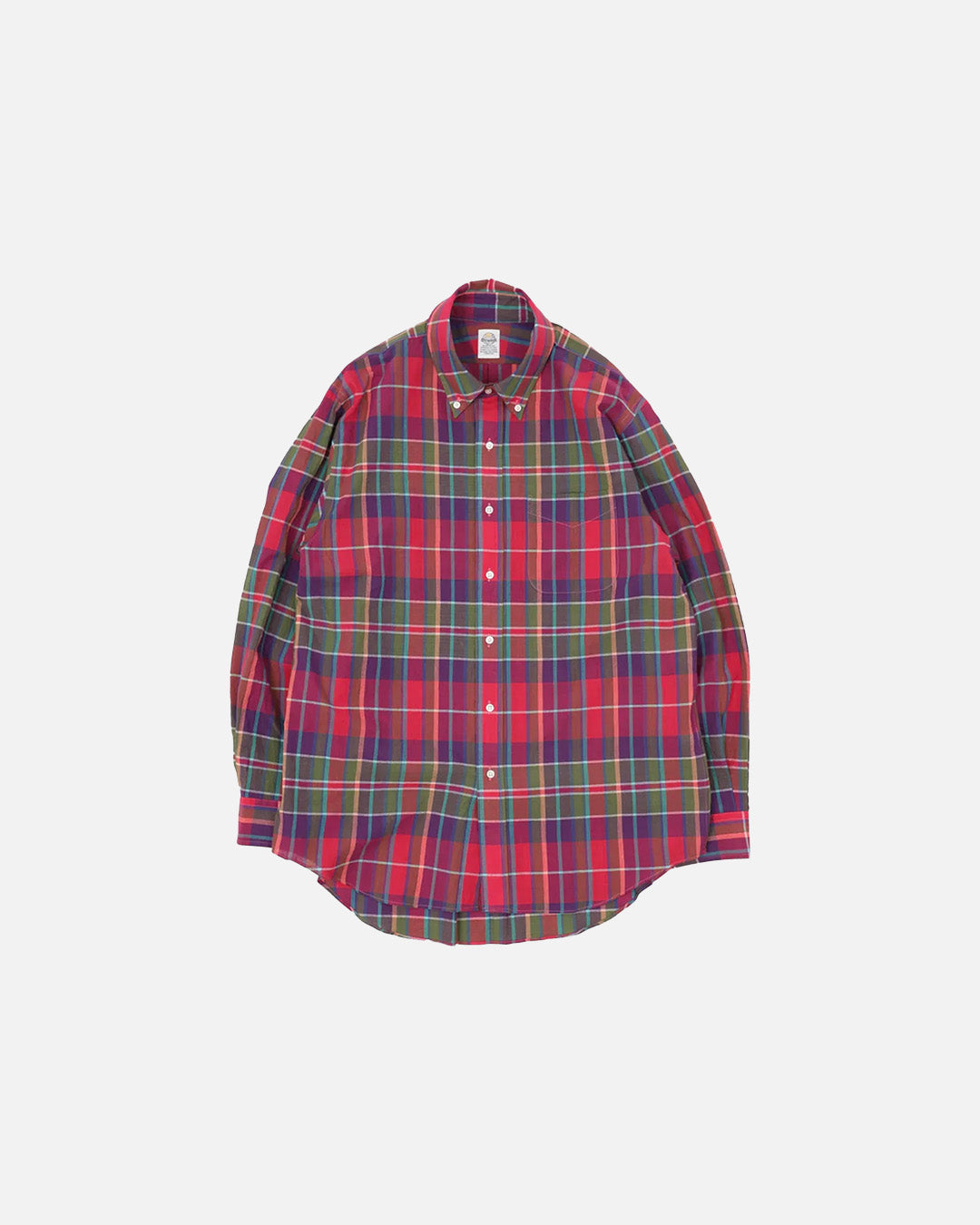 D.C. White Red Madras Shirt