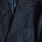 Casa Del Sarto Navy Stripe Double Breasted Suits