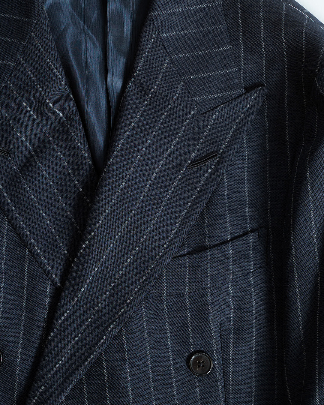 Casa Del Sarto Navy Stripe Double Breasted Suits