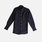 Kamakura Navy Linen Napoli Shirt