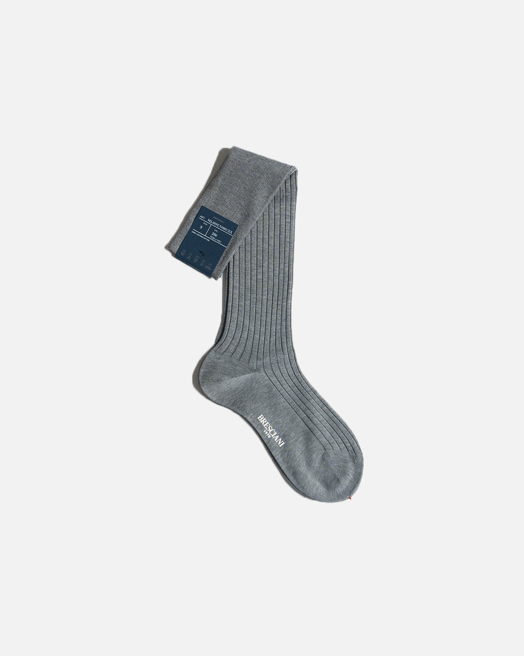 Bresciani 206 Perla Mel Ribbed Over The Calf Cotton socks