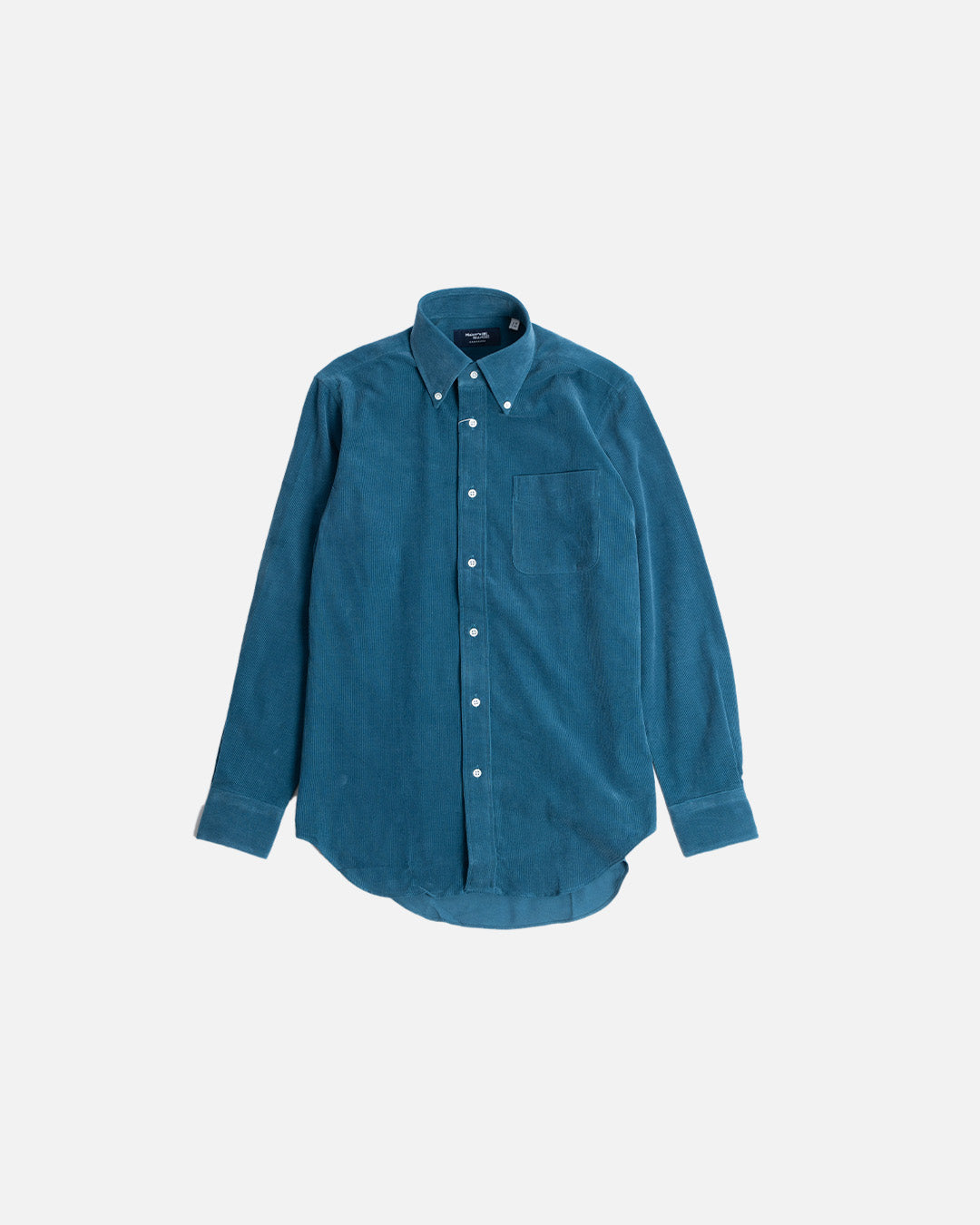 Kamakura Teal Corduroy Button Down Shirt