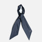 YK Navy Polka Dot Scarf FW24