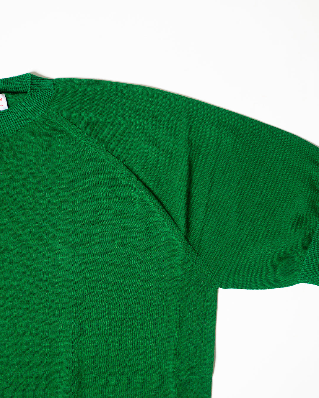 The Decorum Off Duty Green Knit T-Shirt (New)