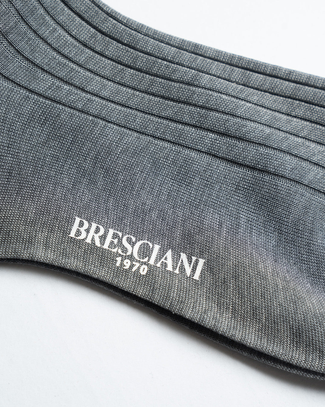 Bresciani 206 Perla Mel Ribbed Over The Calf Cotton socks