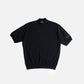 United Arrows Golf Black Mock Neck Knit