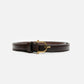 Tory Leather 3/4" Spur Buckle Belt 2348 Havana