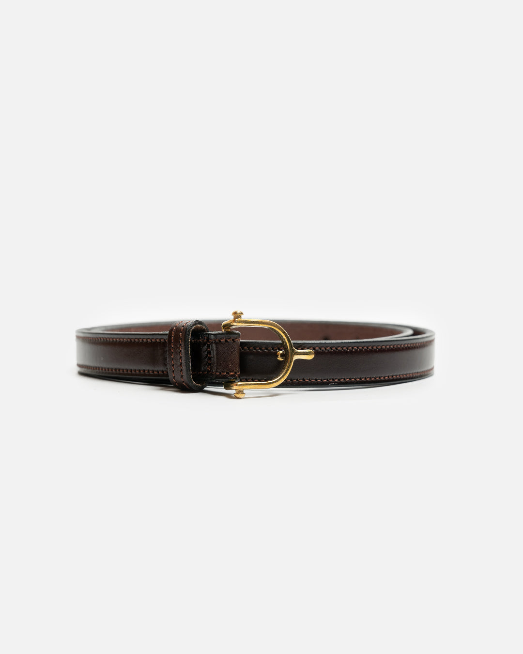 Tory Leather 3/4" Spur Buckle Belt 2348 Havana