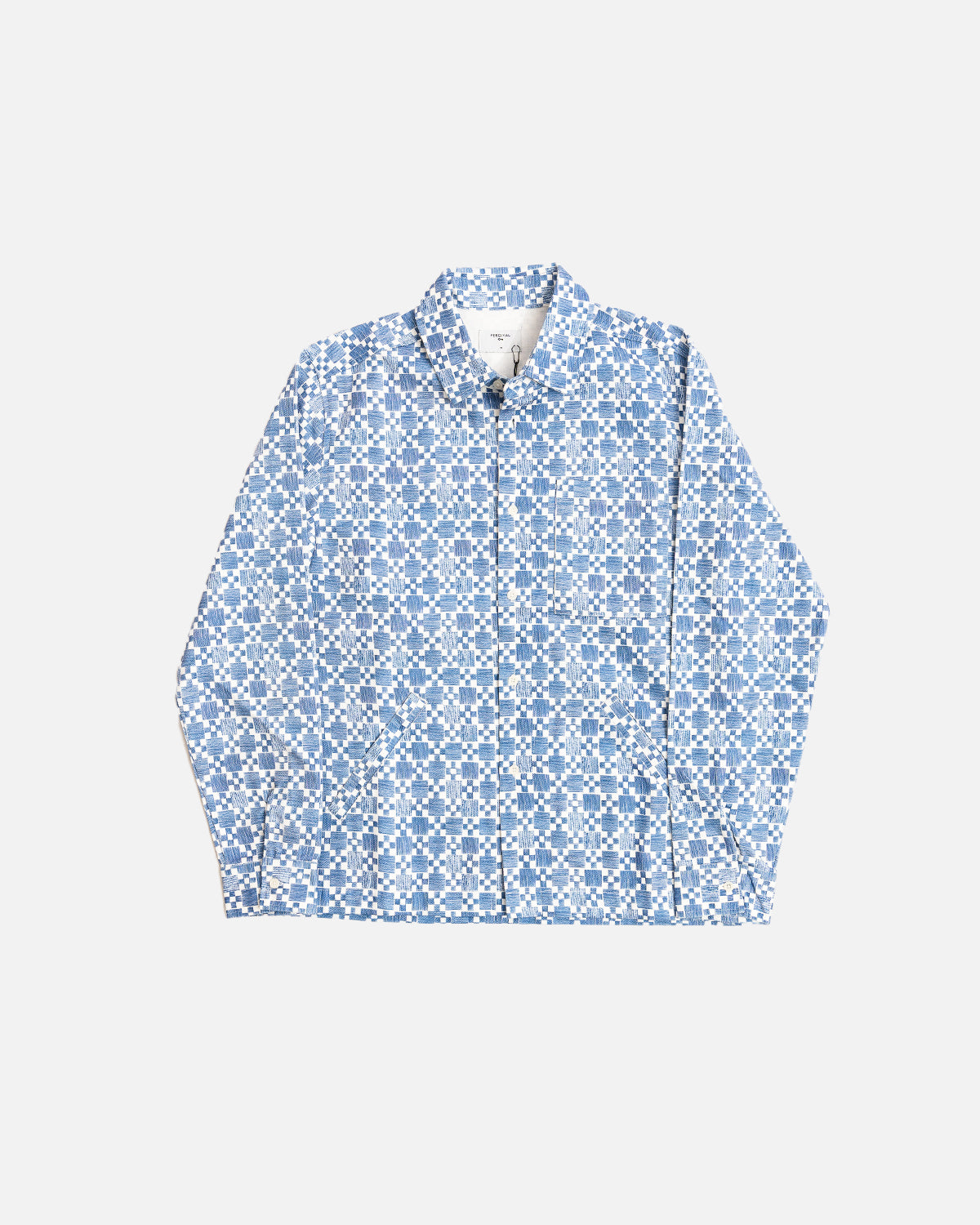 Percival Moquette Grid Long Sleeve Shirt