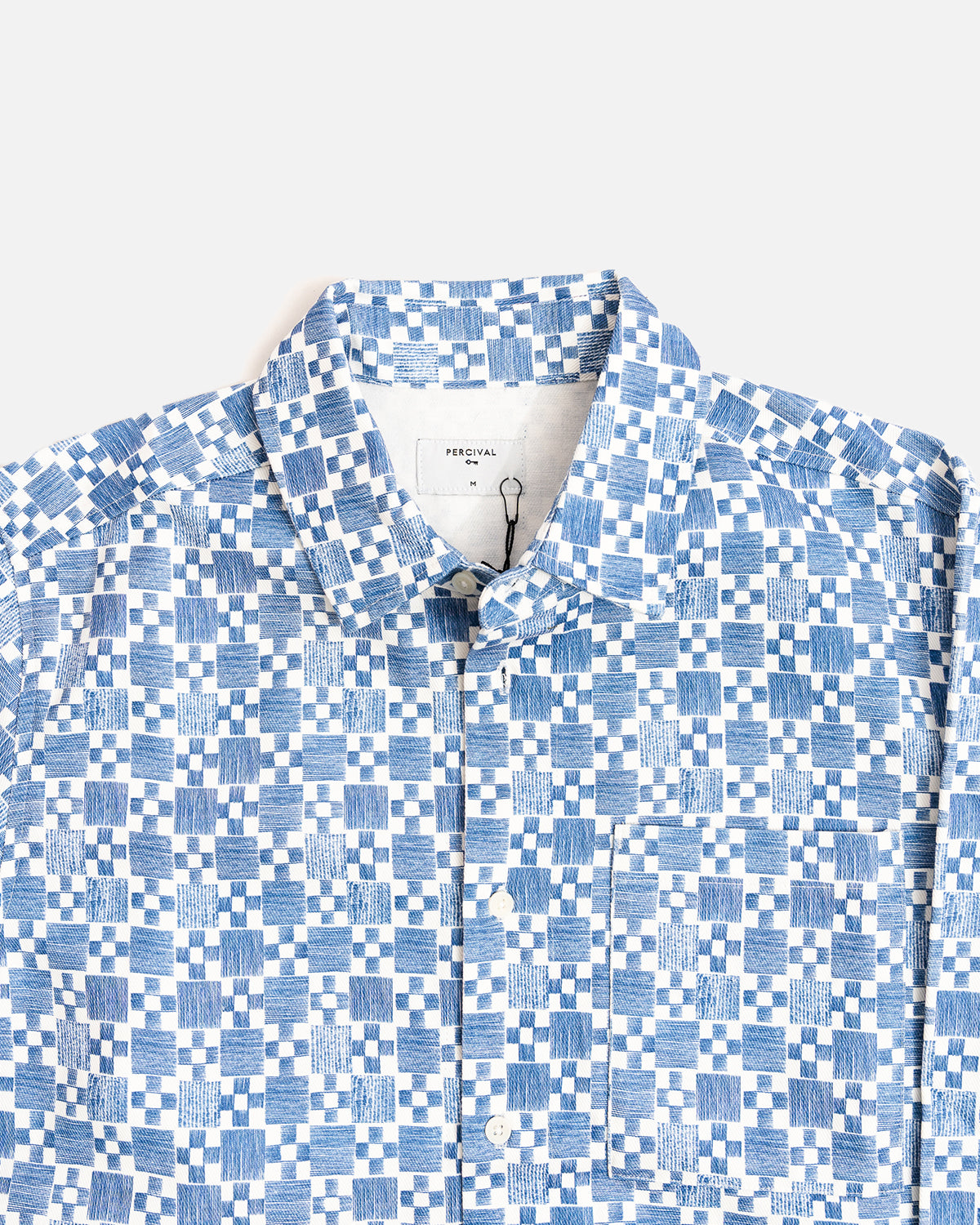 Percival Moquette Grid Long Sleeve Shirt