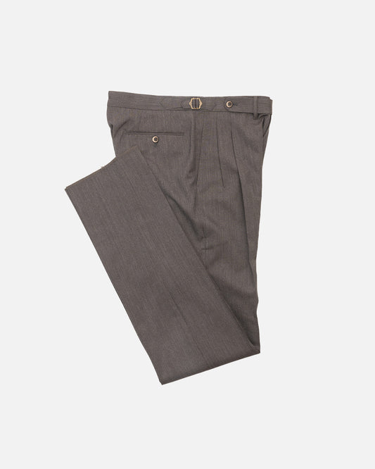 Echizenya Dark Brown/Grey Wool Pants