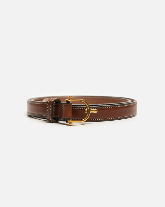 Tory Leather 3/4" Spur Buckle Belt 2346 Oak Bark