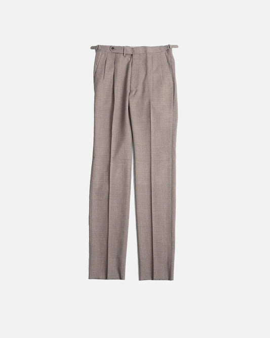 The Decorum Delon Trousers in Light Brown Wool