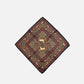 Drake's Unicorn pocket square - Burgundy