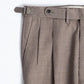 The Decorum Delon Trousers in Light Brown Wool