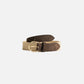 The Decorum Ribbon Canvas Belt Natural