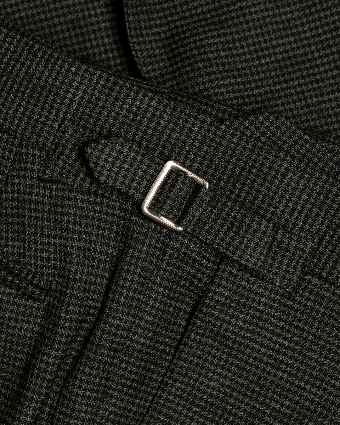 Ring Jacket Green Houndstooth Suit