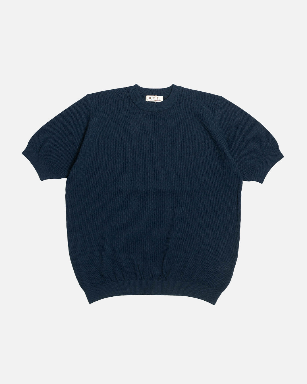 R.C.T. Knit Pique Crewneck - Navy