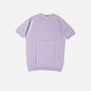 John Smedley Belden Sea Island Cotton T-Shirt Lilac Breeze