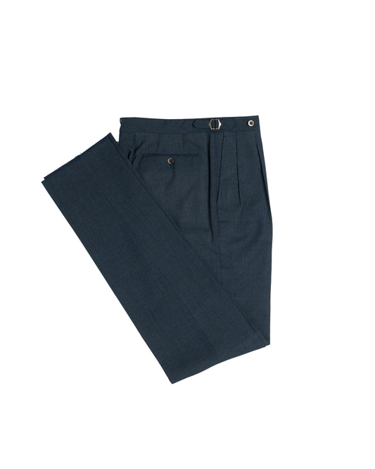 The Decorum Delon Trousers in Navy Wool