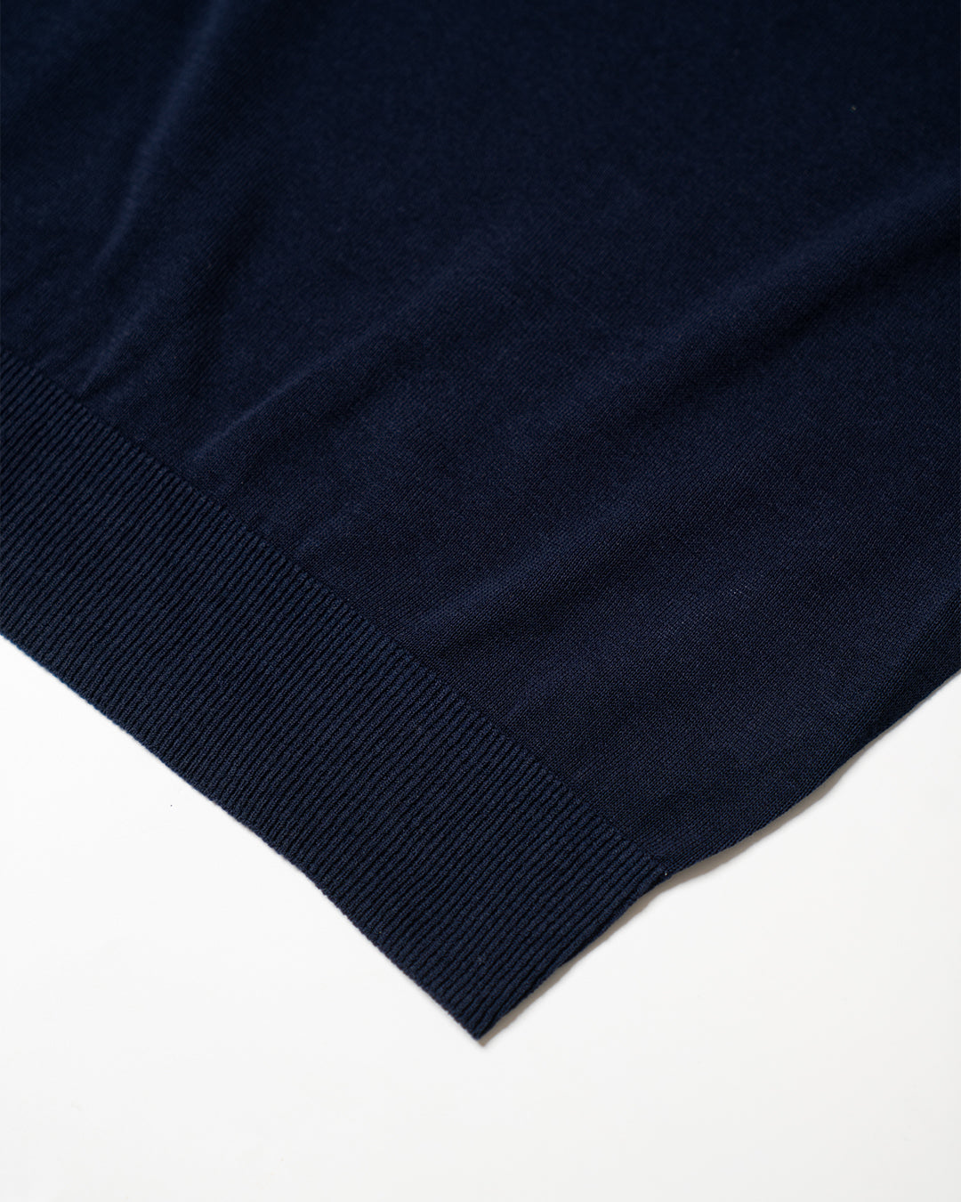 The Decorum Off Duty Navy Knit T-Shirt (New)
