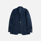 D.C. White Navy Single Breasted West Point Blazer