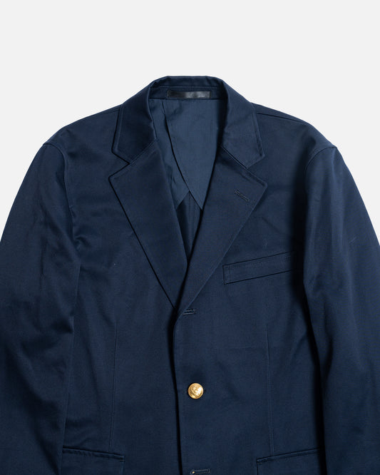 D.C. White Navy Single Breasted West Point Blazer