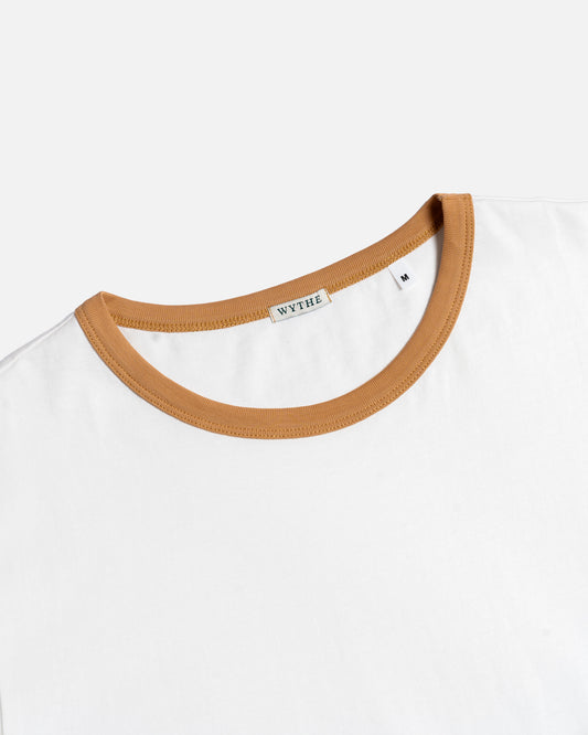 Wythe New York Tubular Ringer Tee - Apricot
