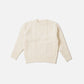 Yonetomi French Merino Aran Knit Pullover White