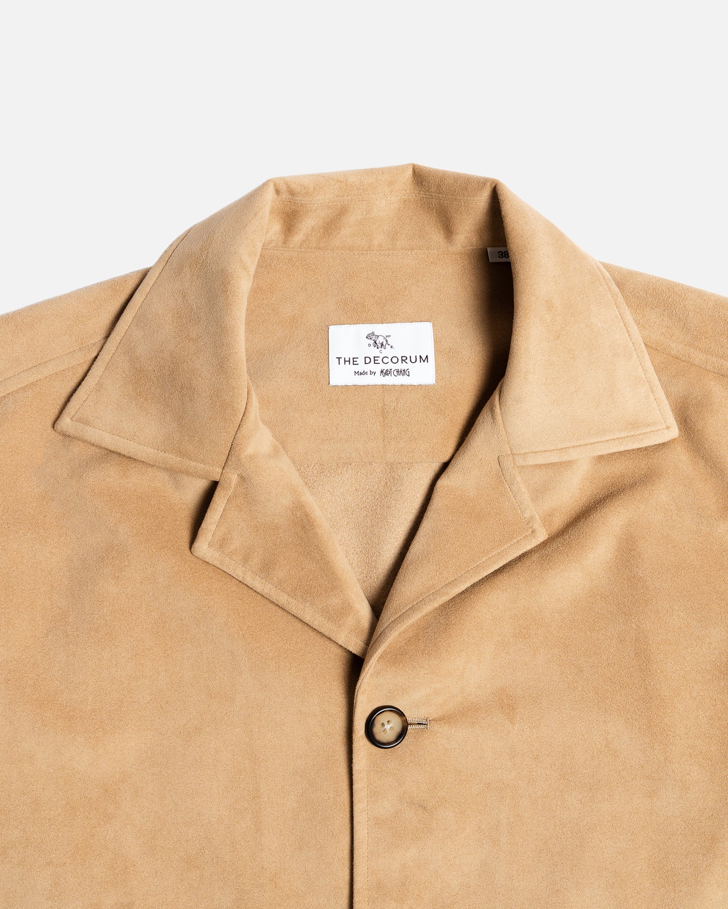 Ascot Chang Ultra Suede Blouson Jacket Beige