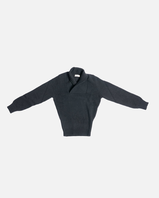 Bryceland's RAF Shawl Collar Pullover Black