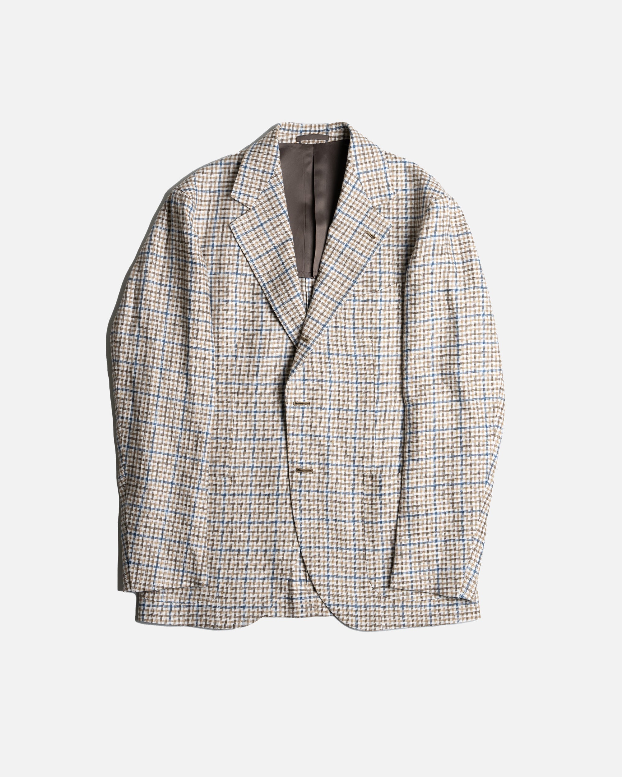 Casa del sarto Beige/Blue Gunclub Linen Maison Hellard Sport Jacket ...